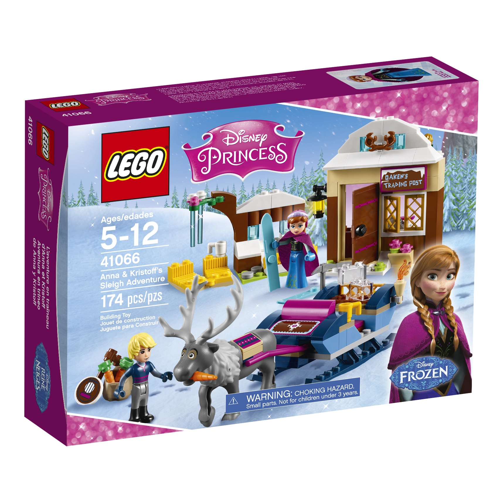 Disney Princess Frozen Anna Kristoff 8217;s Sleigh Adventure 41066