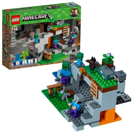 Lego Minecraft The Zombie Cave 21141 Building Kit For Creative Play