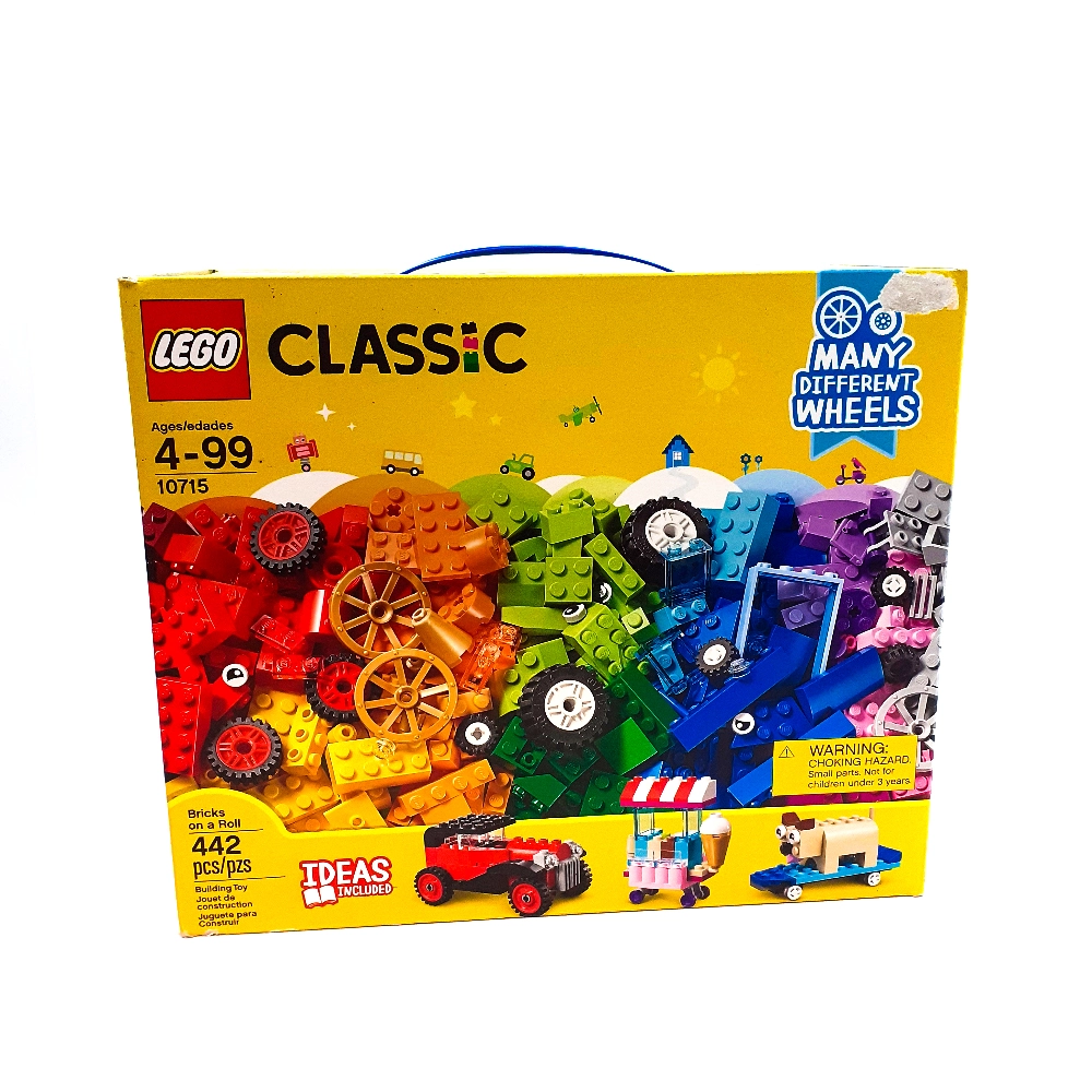 Lego Classic Caixa Peças Sobre Rodas 10715