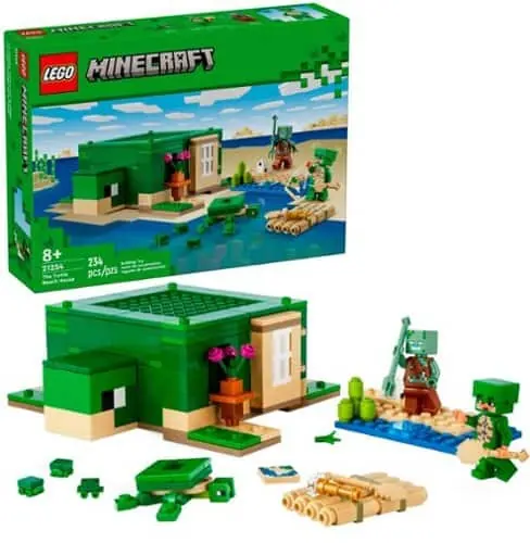 Lego Minecraft The Turtle Beach House Construction Toy 21254