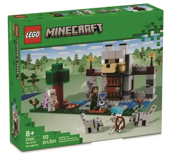 Lego Minecraft A Fortaleza Dos Lobos 21261
