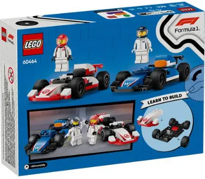 Lego City F1 Williams Racing Haas F1 Race Car Toys Car Building Toy Set For Kids, Boys And Girls, Ag
