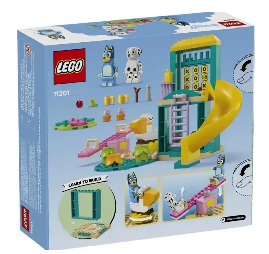 Lego Bluey Playground Fun With Bluey And Chloe Building Toy For Kids Sensory Toy For Pretend Play In
