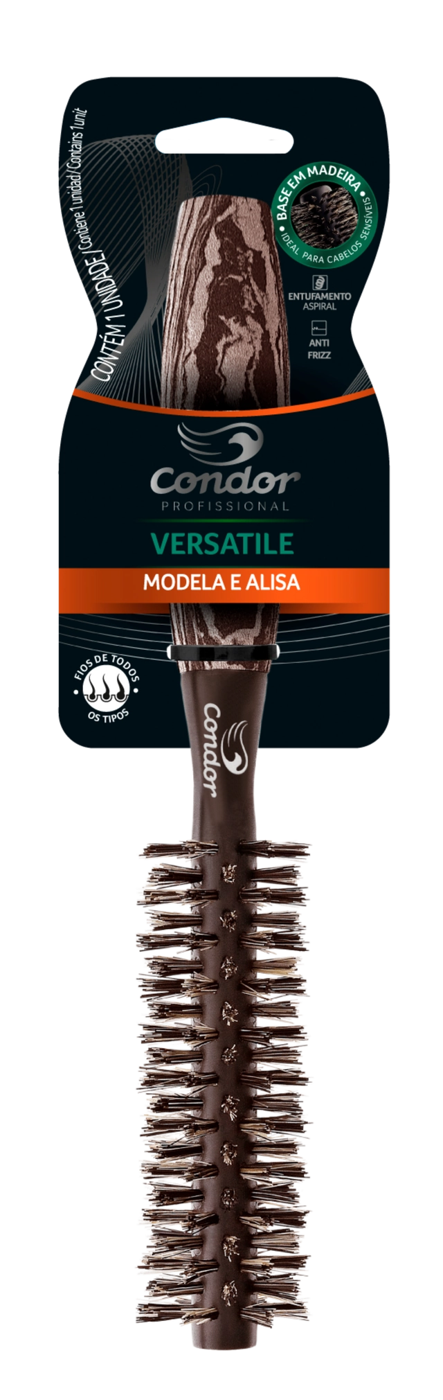 Escova De Cabelo Condor Profissional Shayene
