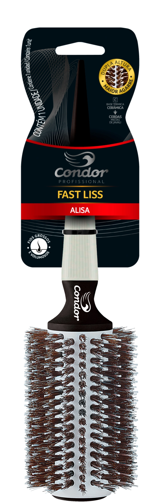 Escova Para Cabelo Condor Fast Liss Ref. 7615