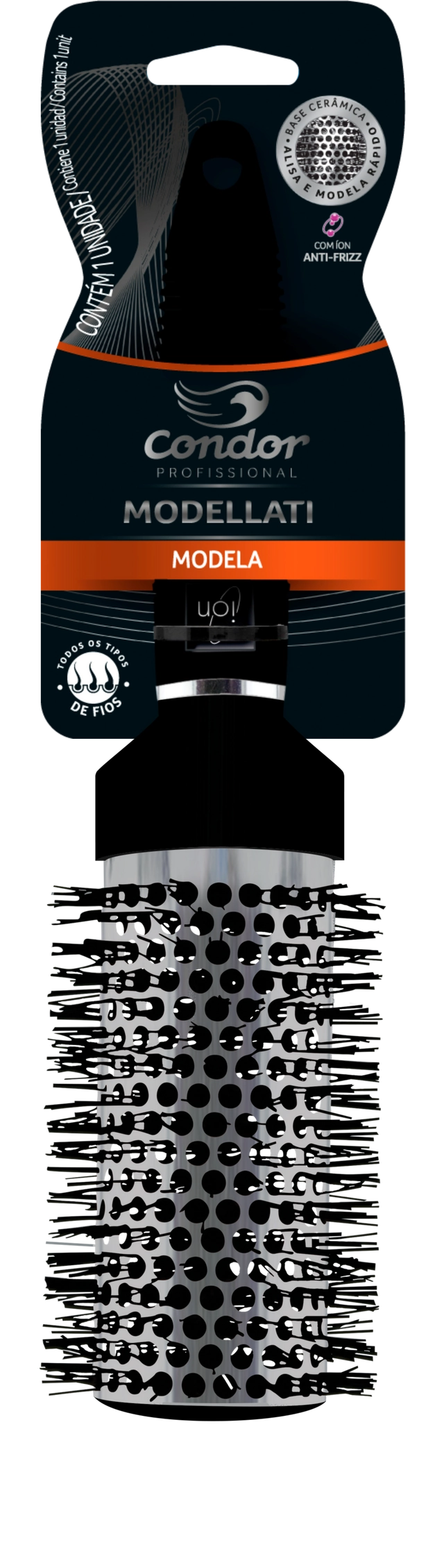 Escova Para Cabelo Condor Modellati Grande
