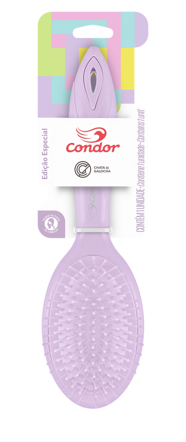 Escova Para Cabelo Maracujá E Mirtilo Condor Divas By Novex Superfood