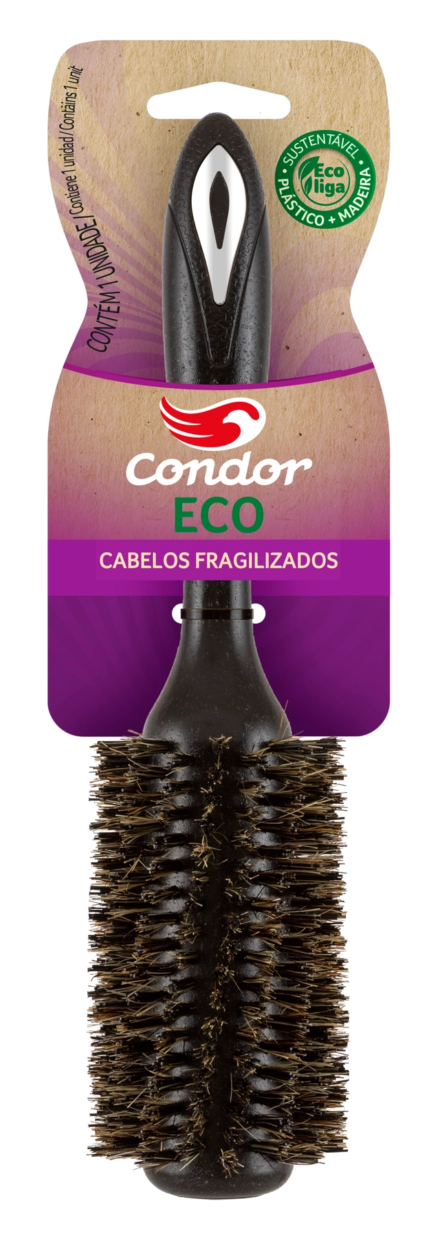 Escova Para Cabelo Fragilizado Condor Eco Ref. 6826