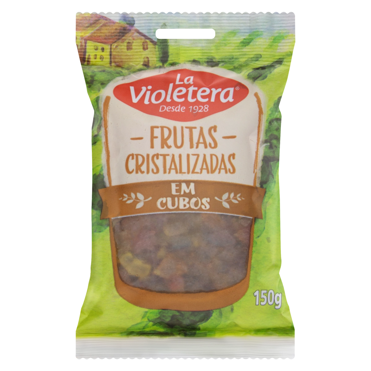 Frutas Cristalizadas Cubos La Violetera Pacote 150g