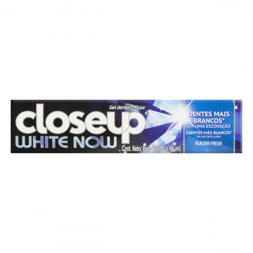 Gel Dental Glacier Fresh Closeup White Now Caixa 90g