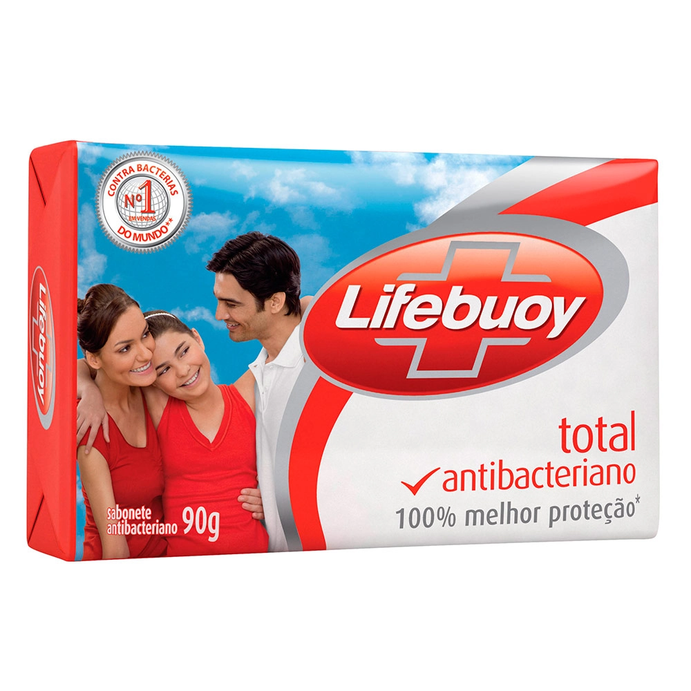 Sabonete Barra Antibacteriano Lifebuoy Total Envoltório 85g