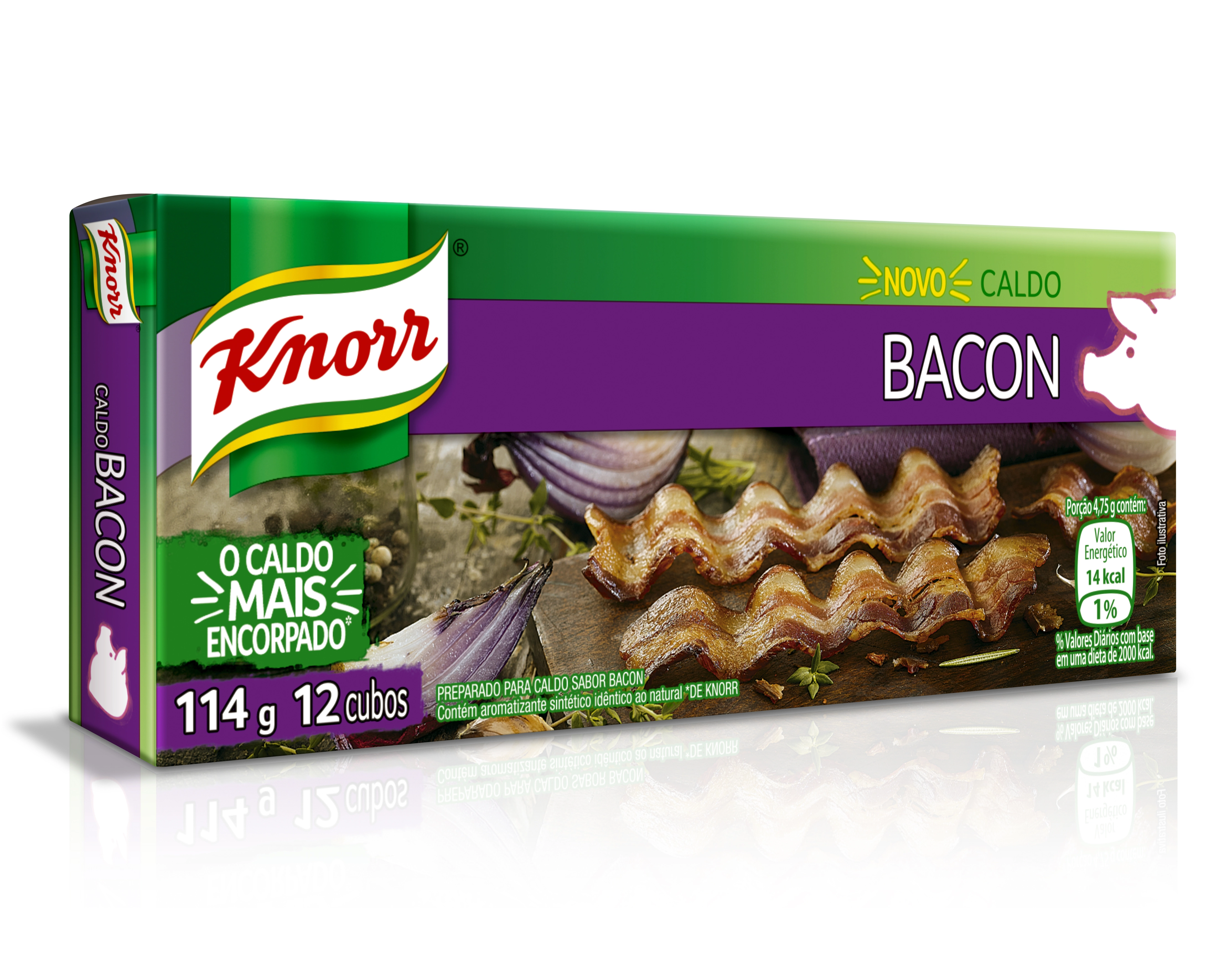 Caldo Knorr Bacon 12 Cubos 114g