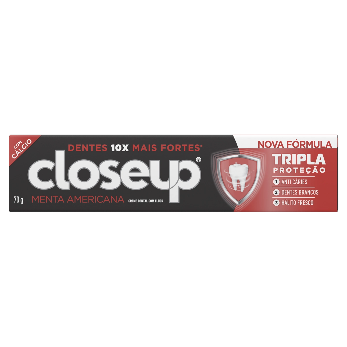 Creme Dental Menta Americana Closeup Tripla Proteção Caixa 70g