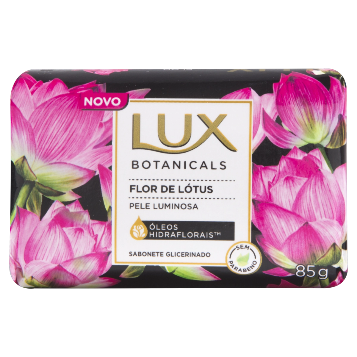 Sabonete Barra Glicerinado Flor De Lótus Lux Botanicals Envoltório 85g