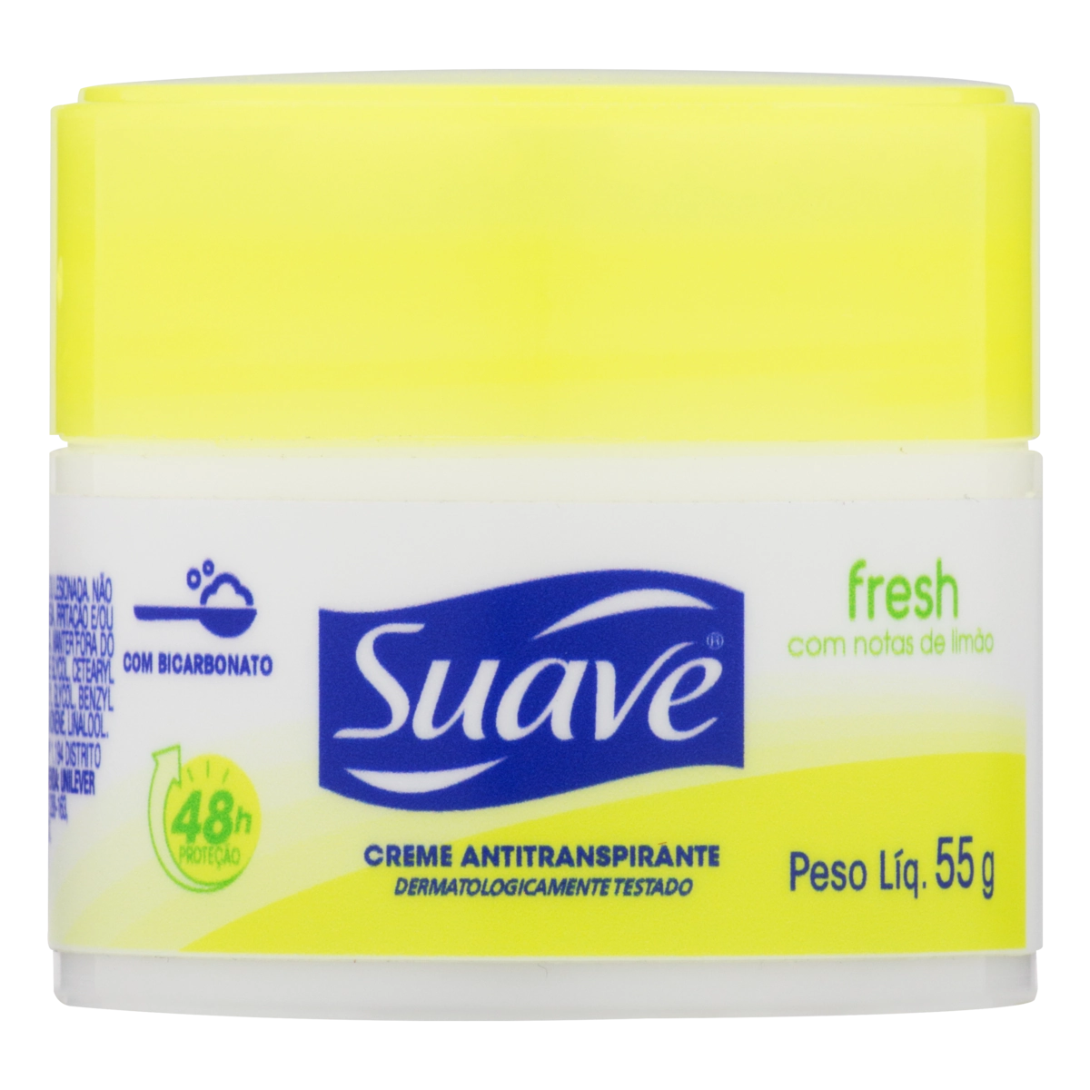 Antitranspirante Creme Fresh Com Notas De Limão Suave 55g