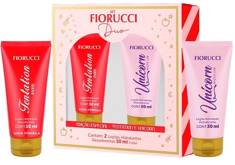 Kit Fiorucci Duo Locao Hidr 50ml 1 Unicorn 1 Tentation