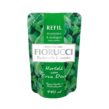 Sabonete Líquido Fiorucci Hortelã Com Erva Doce Refil