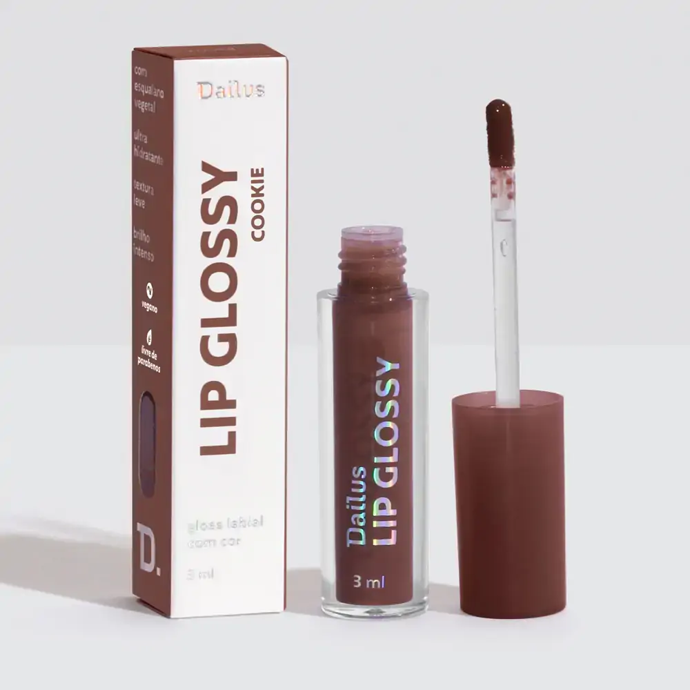 Gloss Labial Dailus Lip Glossy Cookie 3ml