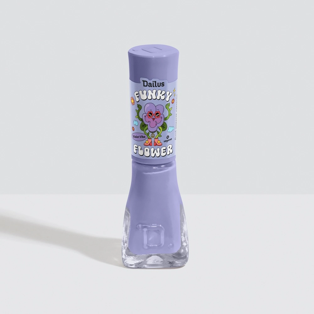 Esmalte Dailus Cr Funky Flower Violet Vibe 8ml