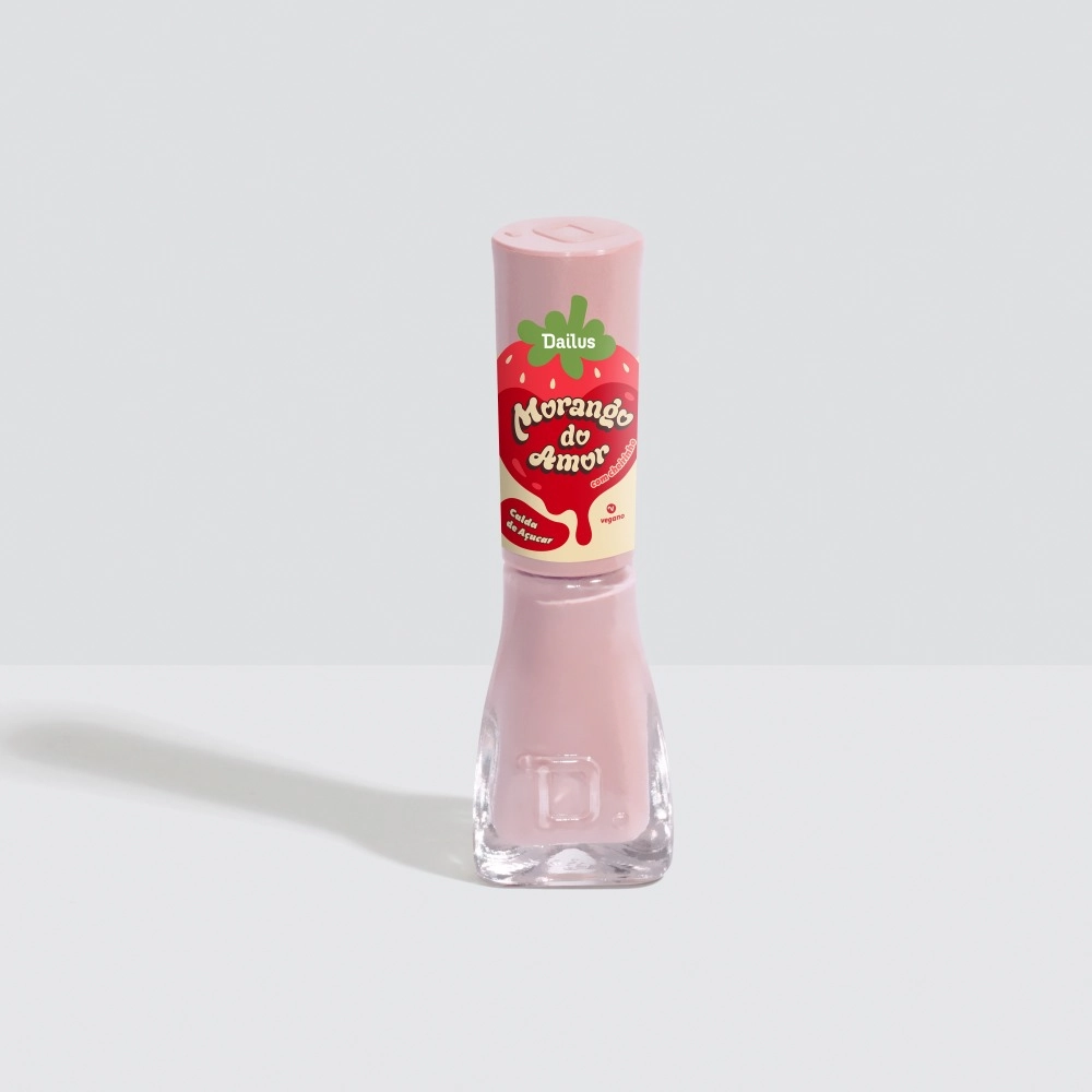 Esmalte Cr Dailus Morango Do Amor Calda De Acucar 8ml
