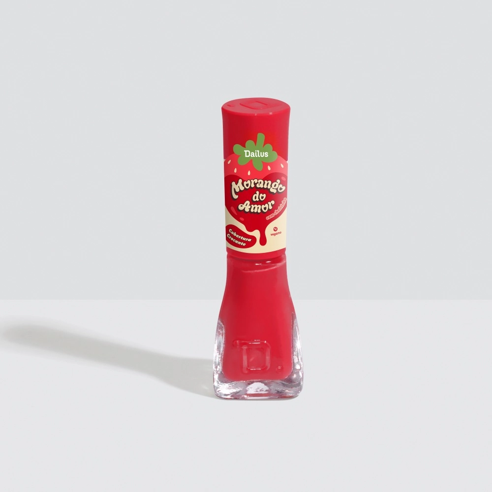Esmalte Cr Dailus Morango Do Amor Crocante 8ml