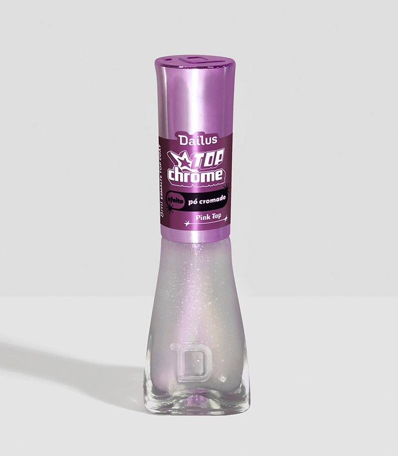 Esmalte Top Coat Pink Top 8ml