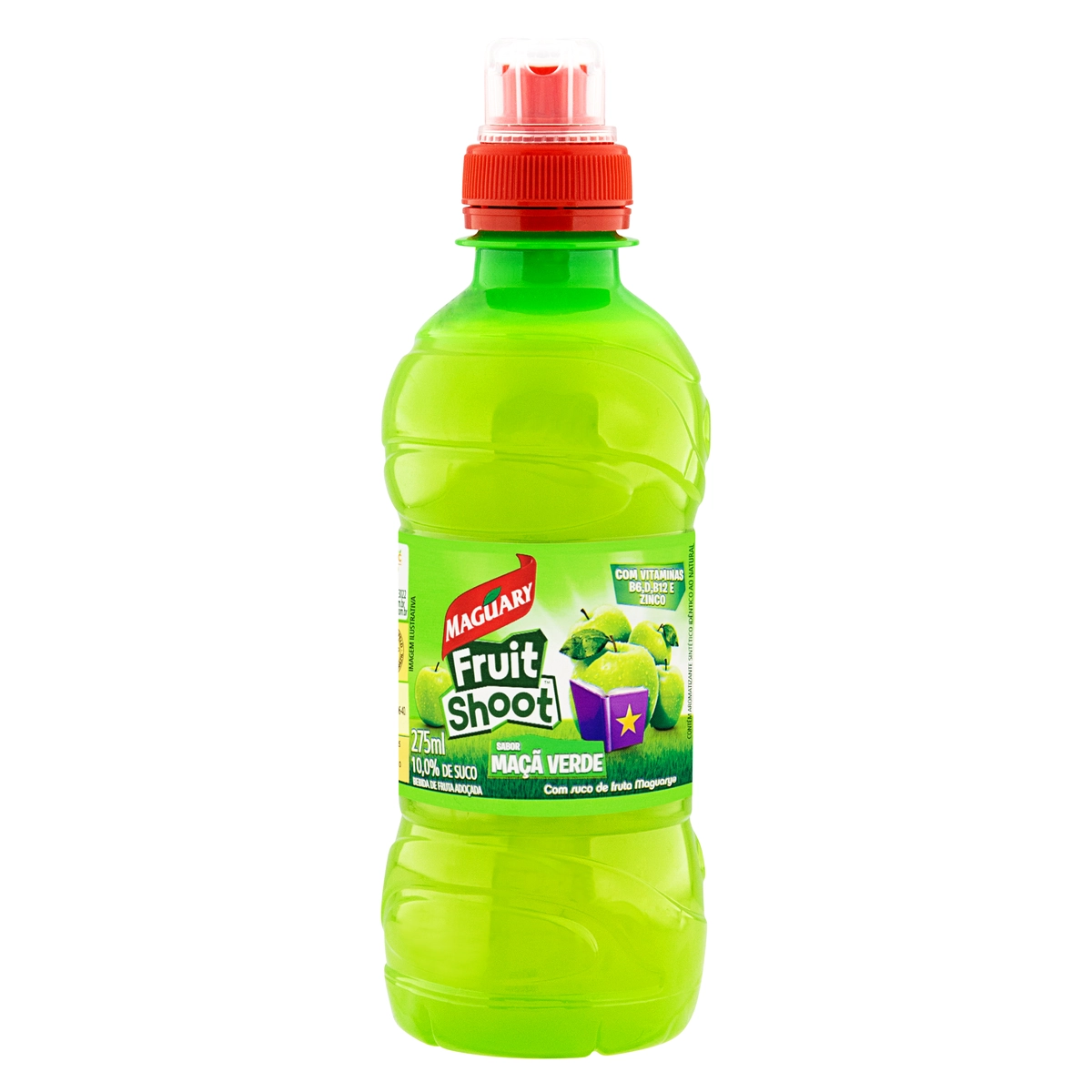 Bebida Adoçada Maçã Verde Maguary Fruit Shoot Squeeze 275ml