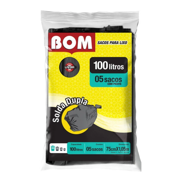 Saco De Lixo Bom C/5 Unidade