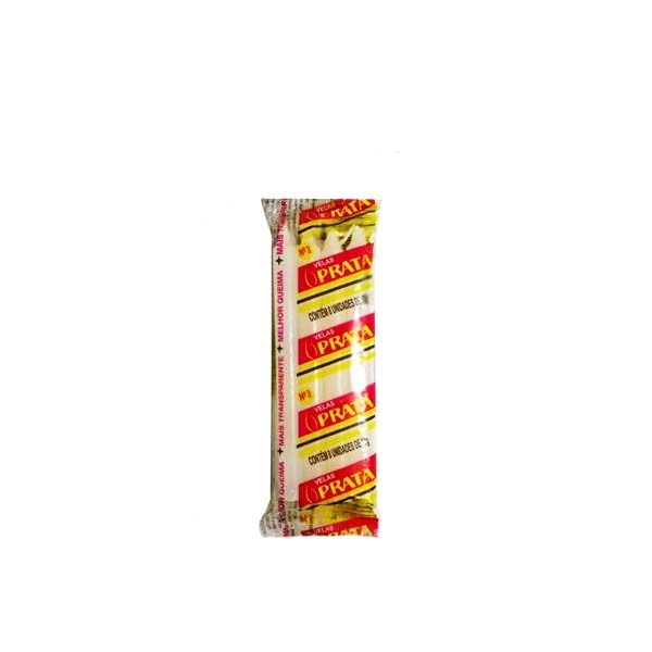 Vela Prata 9 24/8unidade