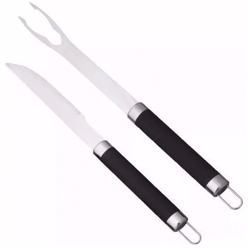 Conjunto P/churrasco Rubber C/2 Pcas Unidade