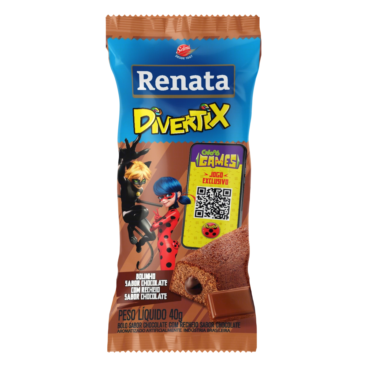 Bolo Renata Chocolate/chocolate S Poderosas