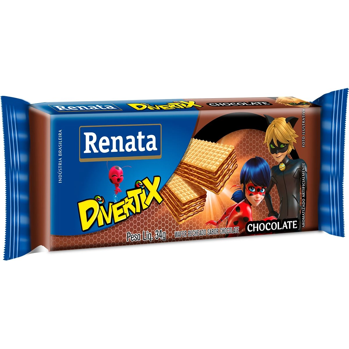 Wafer Renata Descolados Chocolate