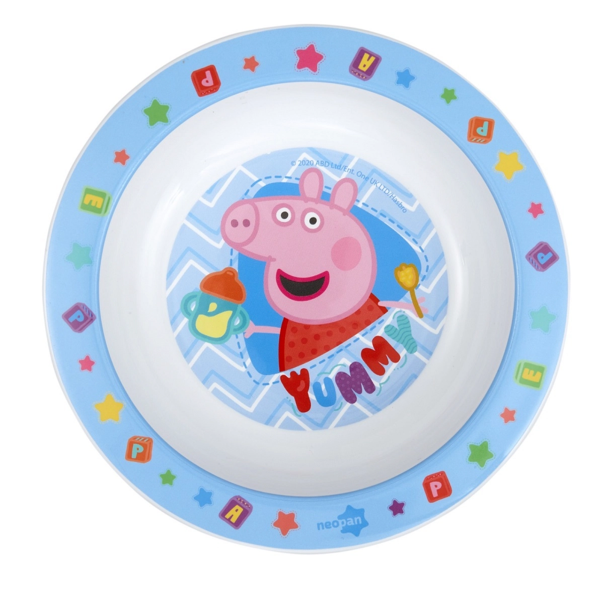 Tigela Neopan Peppa Pig Azul