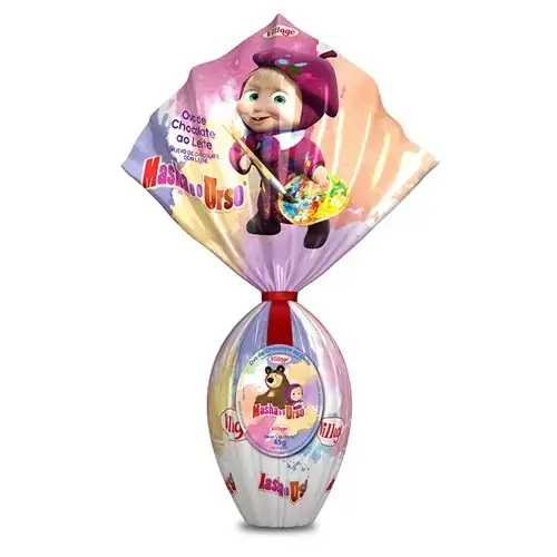 O.pascoa Village 45g Masha E O Urso Leite