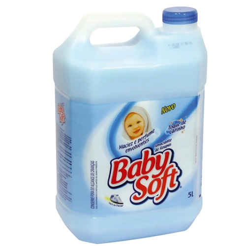 Amaciante De Roupa Diluído Toque De Carinho Baby Soft Galão 5l