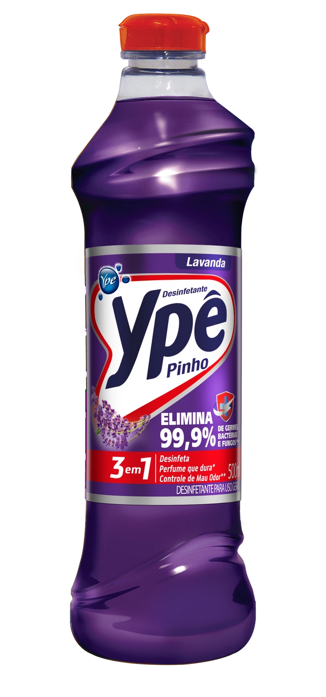 Desinfetante Uso Geral Lavanda Ypê Pinho Frasco 500ml