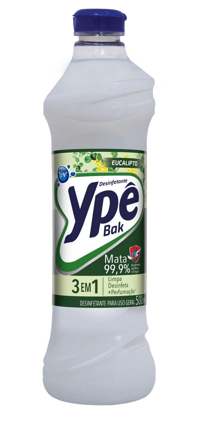 Desinfetante Uso Geral Eucalipto Ypê Bak Frasco 500ml