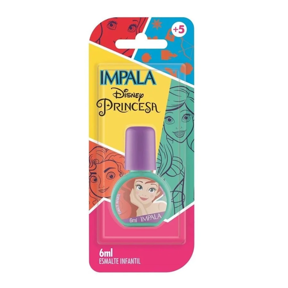 Un1266, Perfumaria, Produtos, 3, Ii, Quant. Ltda, Esmalte Infantil Impala Disney Princesa Ariel Sua
