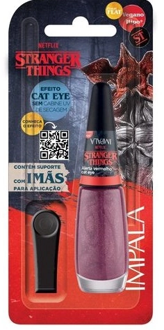 Esm Impala Stranger Things Bl Cat Eye Alerta Vermelho