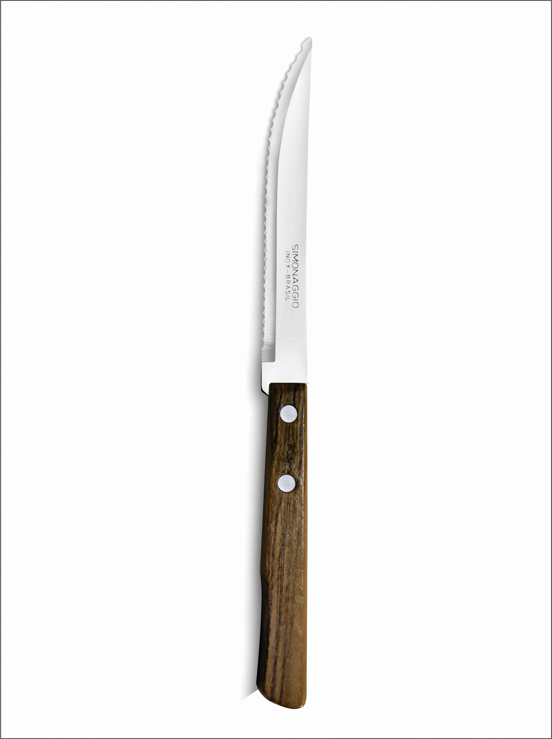 Faca Para Churrasco Cucina Em Aço Inox Simonaggio