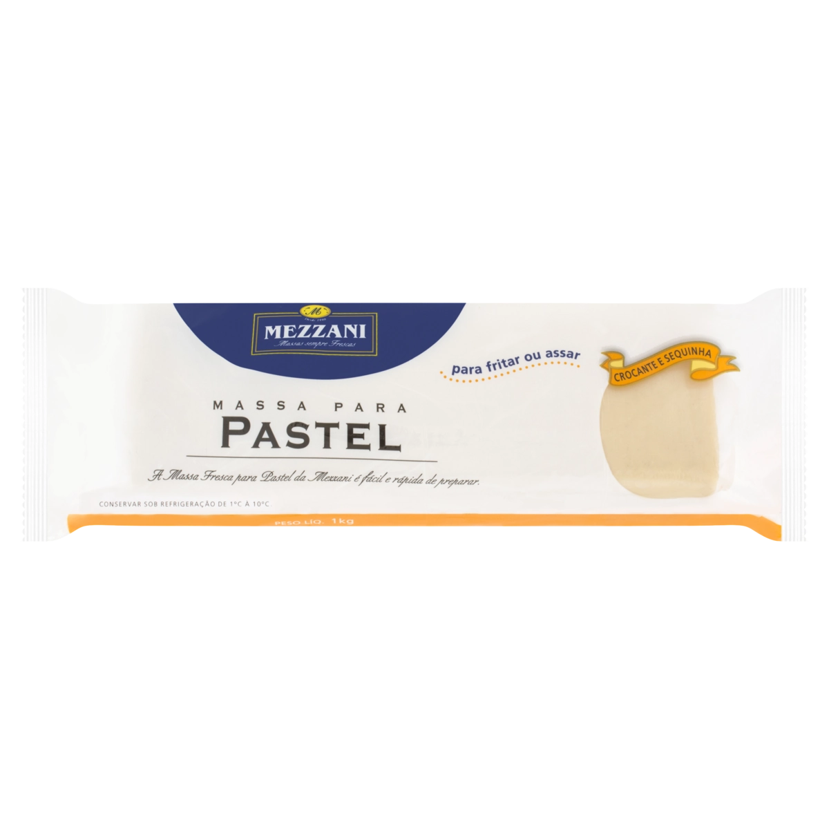 Massa Para Pastel Mezzani Pacote 1kg