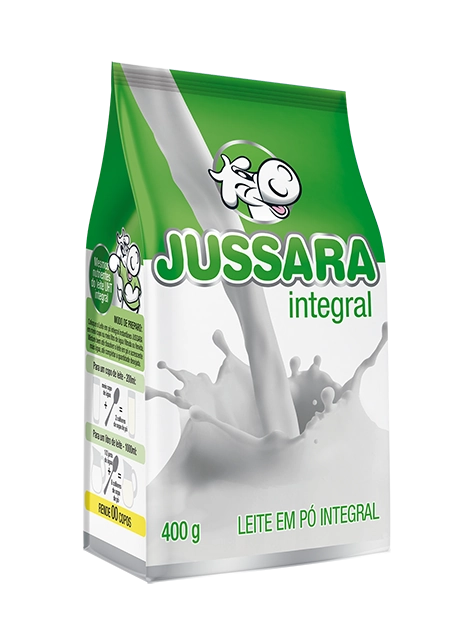 Leite Em Po Jussara Pacote 400g Integral