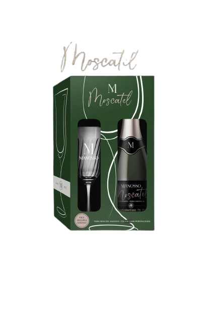 Kit Espumante Bco Manosso Moscatel 750ml C/1 Taca
