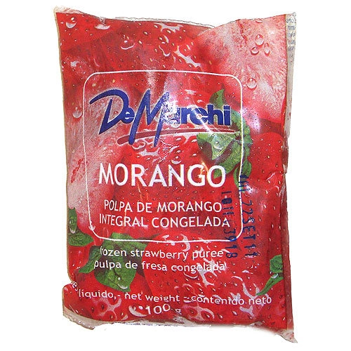 Polpa De Fruta Morango De Marchi Pacote 100g