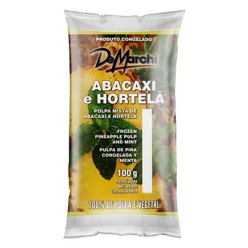 Polpa De Fruta Abacaxi E Hortelã De Marchi Pacote 100g