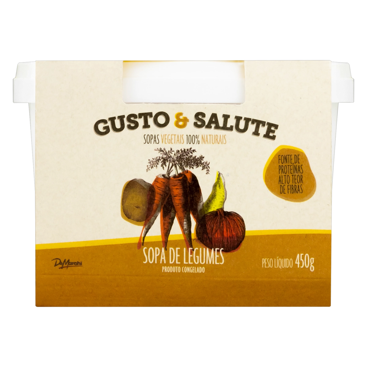 Sopa Congelada Legumes De Marchi Gusto Salute Pote 450g