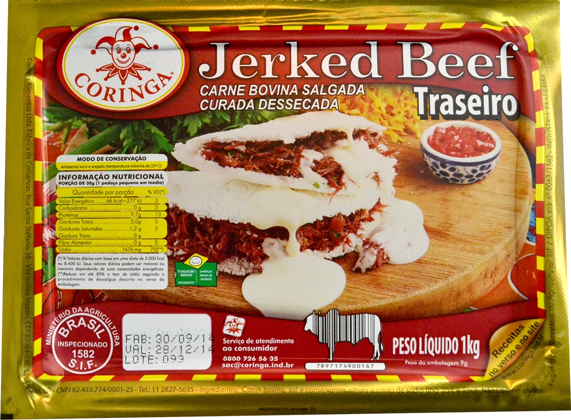 Carne Seca Coringa 1kg Traseiro