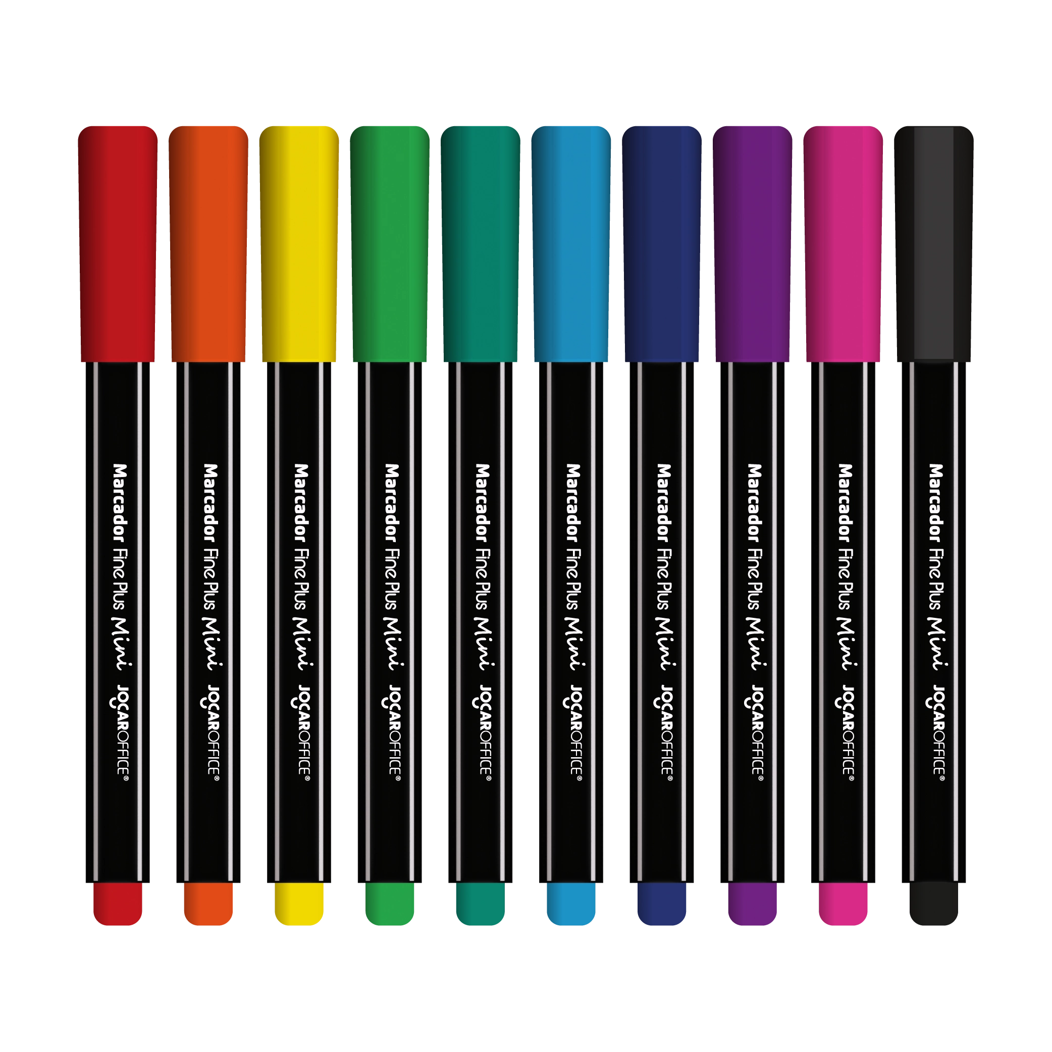 Mini Marcador 10 Coresfineliner Carbon 0.4 10247 Leonora