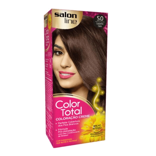 Tintura Permanente Color Total 5.0 Castanho Claro Unit