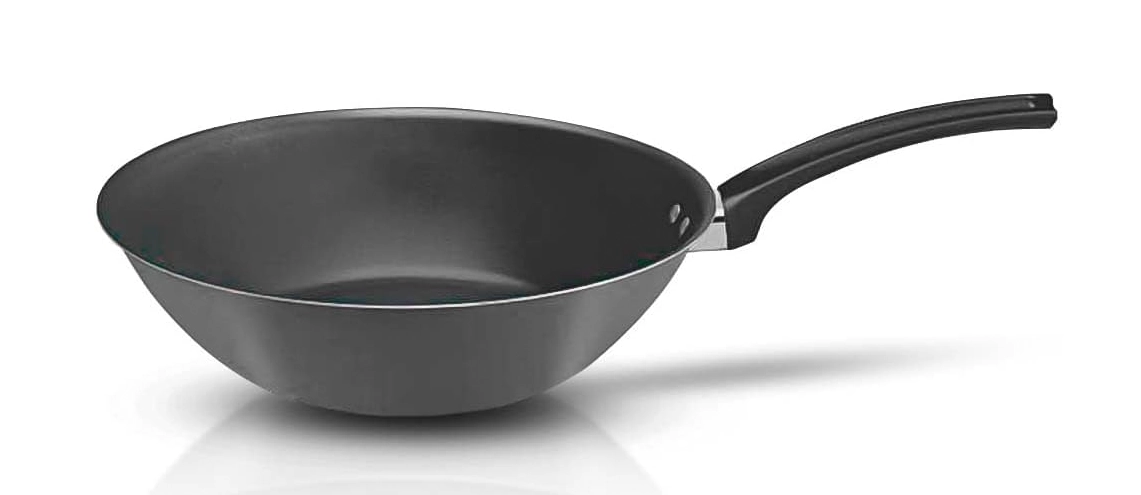 Frigideira Panelux Wok 24 Aa Grafite Magnific